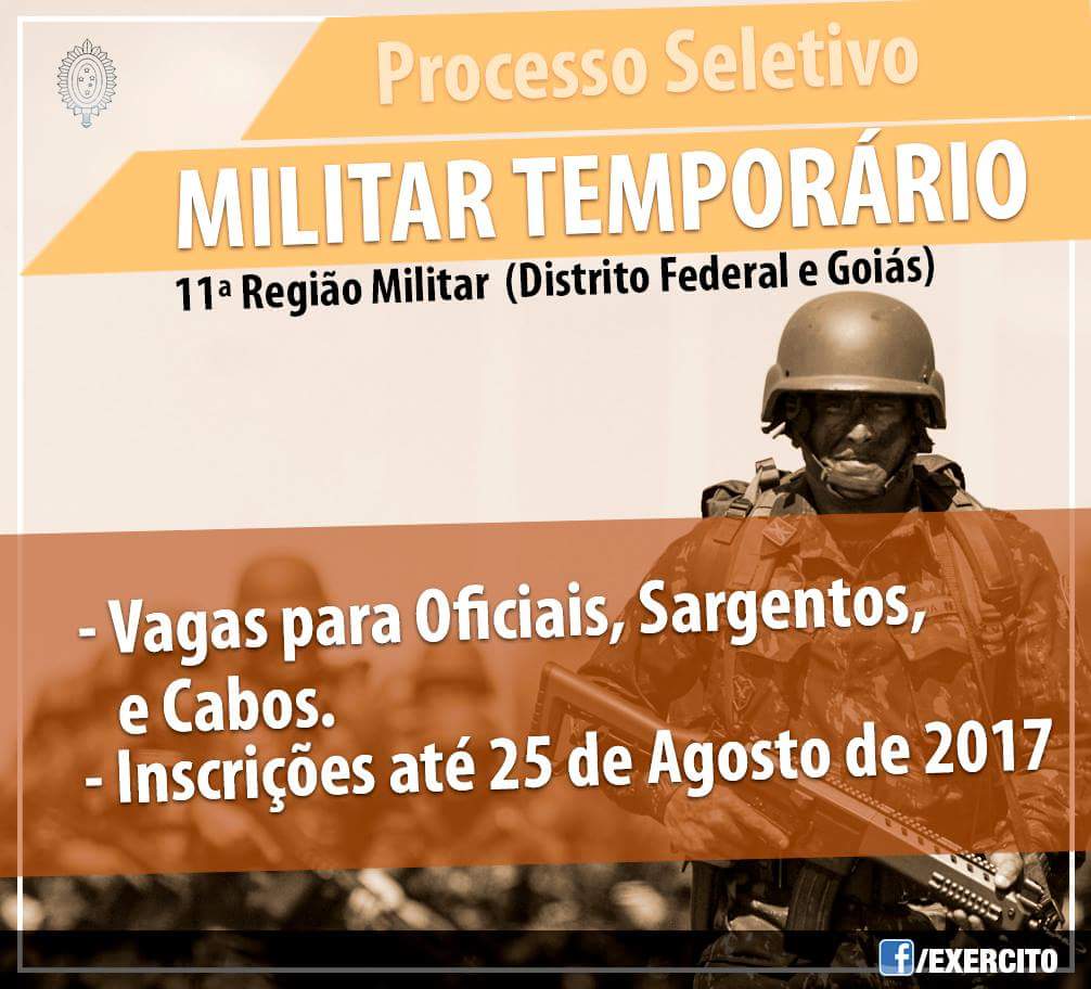 11ª Região Militar - Página Militar Temporário